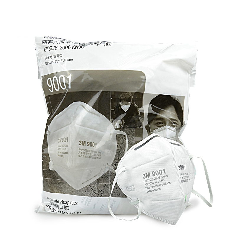 3M9001Z防塵口罩耳帶式KN90口罩圖片4