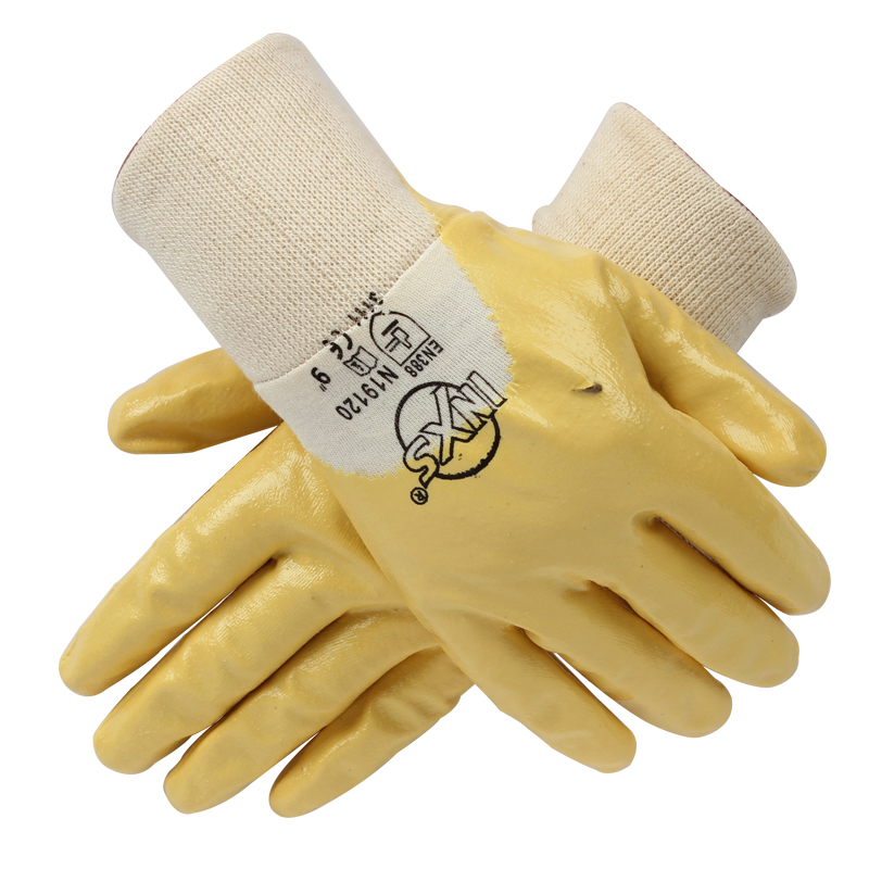 賽立特N19120A-10 3/4涂層黃丁腈手套圖片4 賽立特N19120A-10 3/4涂層黃丁腈手套圖片4