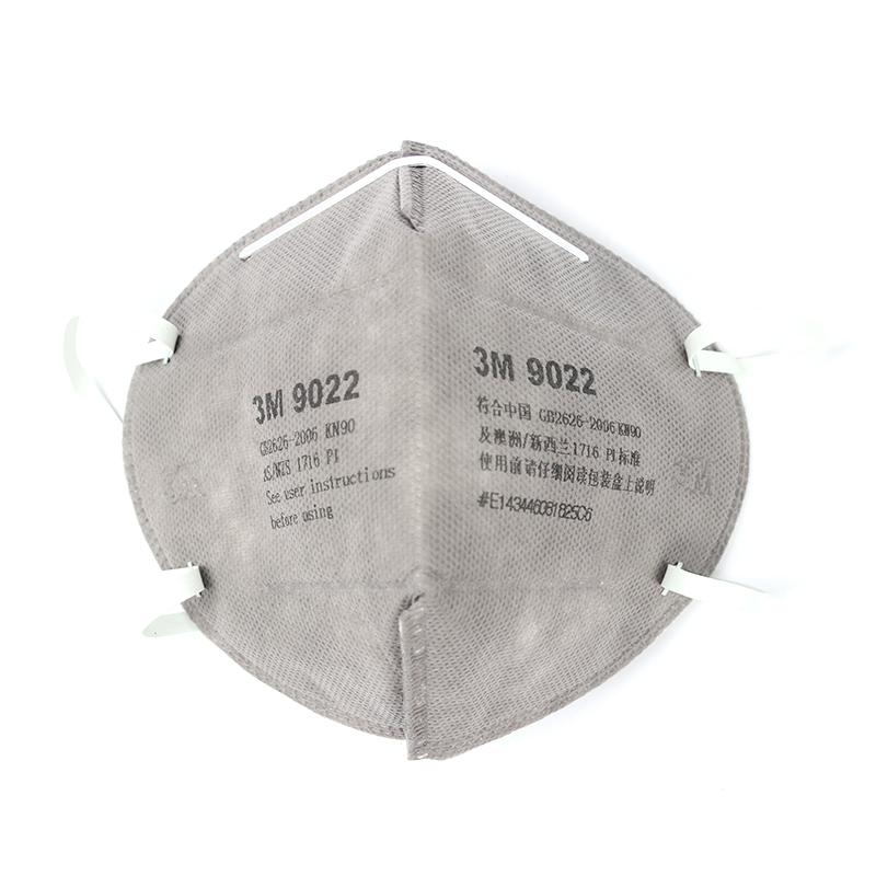 3M 9022折疊式顆粒物防護(hù)口罩圖片3