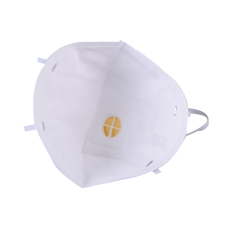 3M9001V折疊式帶閥顆粒物KN90防護口罩圖片1
