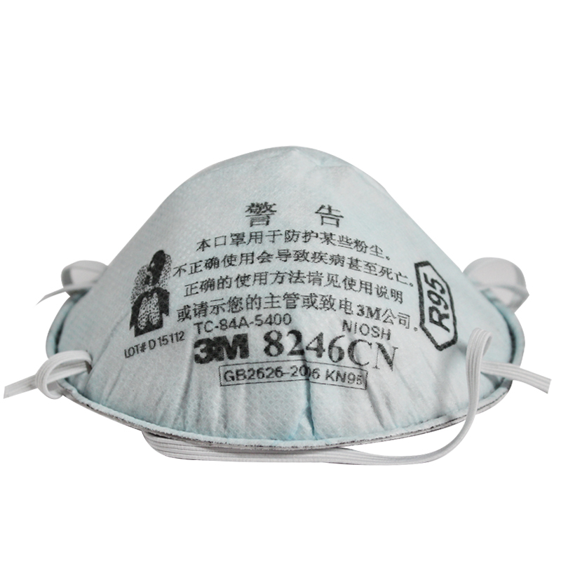 3M8246R95酸性氣體異味及顆粒物防護(hù)口罩圖片1