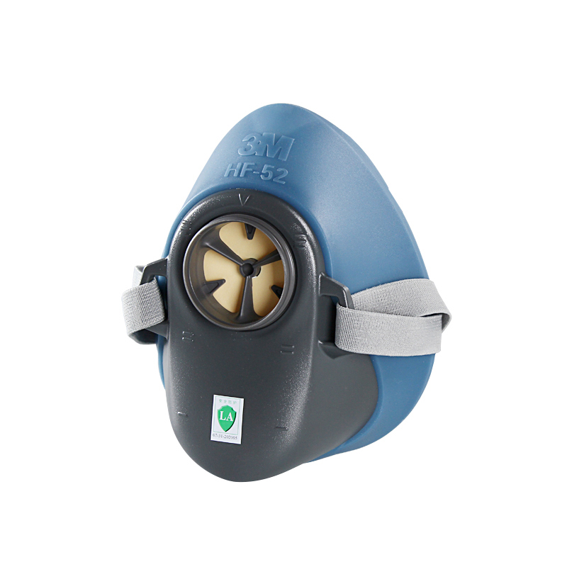 3M HF-52硅膠半面罩防毒面具圖片1