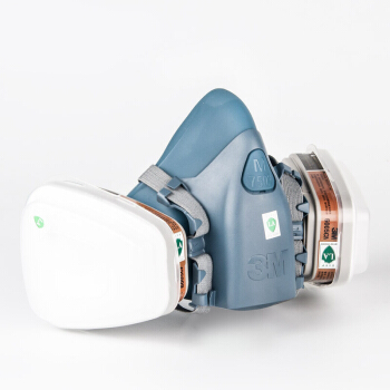 3M7502+6005防有機(jī)氣體及甲醛防毒面具圖片3 3M7502+6005防有機(jī)氣體及甲醛防毒面具圖片3