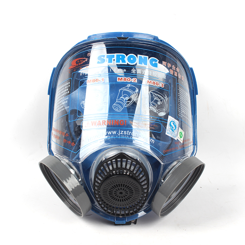 思創(chuàng)ST-M80-3硅膠大視野防毒面具（圓形濾毒盒）圖片4