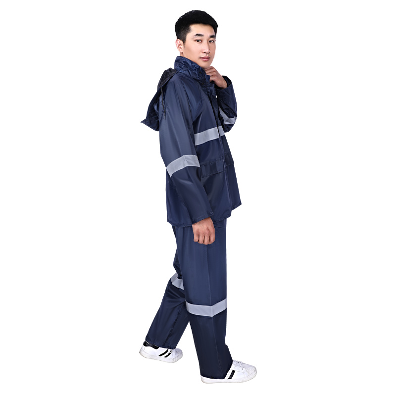 君御N211-2A帶反光條雨衣套裝圖片1 君御N211-2A帶反光條雨衣套裝圖片1