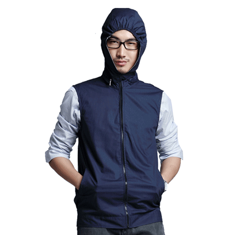 銀珊瑚SHD011-1帶帽防輻射馬甲圖片1