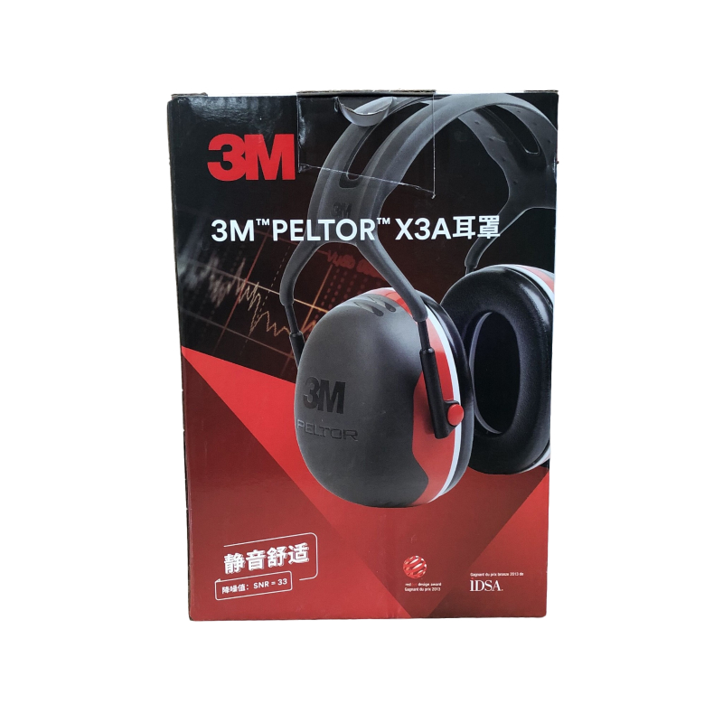 3M X3A頭戴式高降噪隔音耳罩圖片4