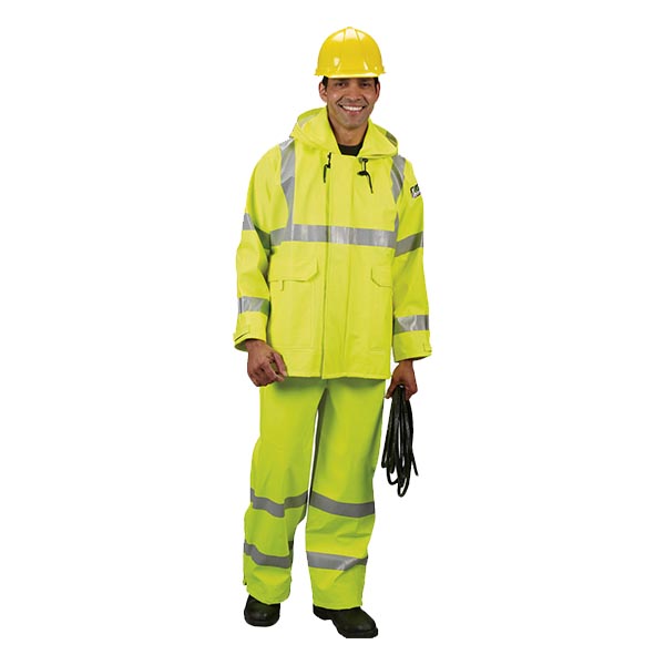 雷克蘭AJPVC10LY防水PVC涂層反光阻燃防電弧服夾克圖片1 雷克蘭AJPVC10LY防水PVC涂層反光阻燃防電弧服夾克圖片1