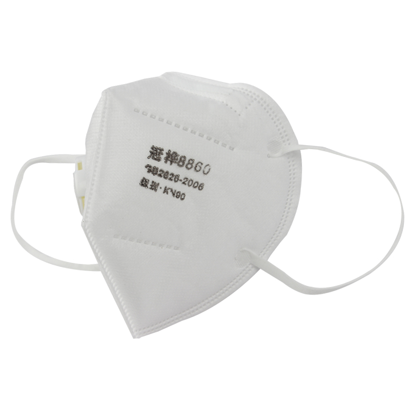 冠樺8860V折疊帶閥耳帶式KN90防塵口罩圖片1 冠樺8860V折疊帶閥耳帶式KN90防塵口罩圖片1