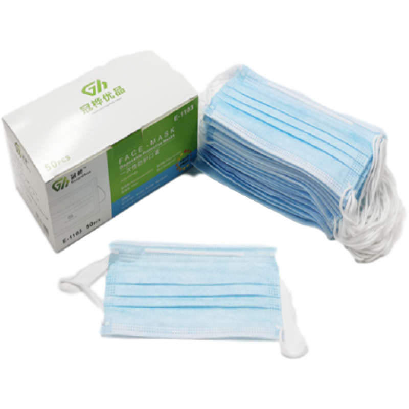 冠樺1103一次性平面口罩圖片4