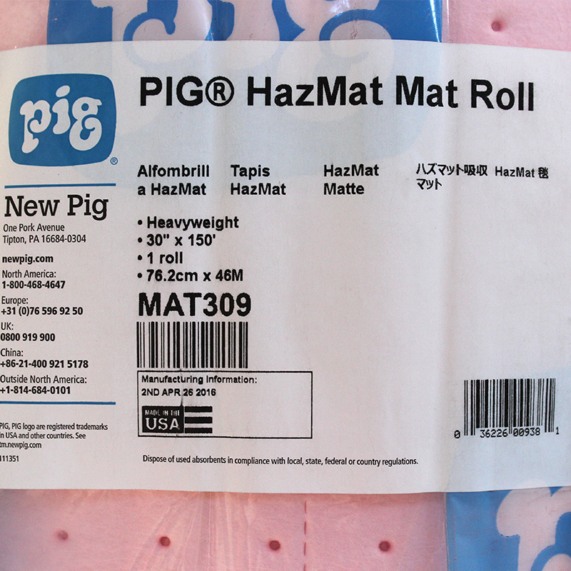 NewPig mat309防化學吸污卷圖片1 NewPig mat309防化學吸污卷圖片1