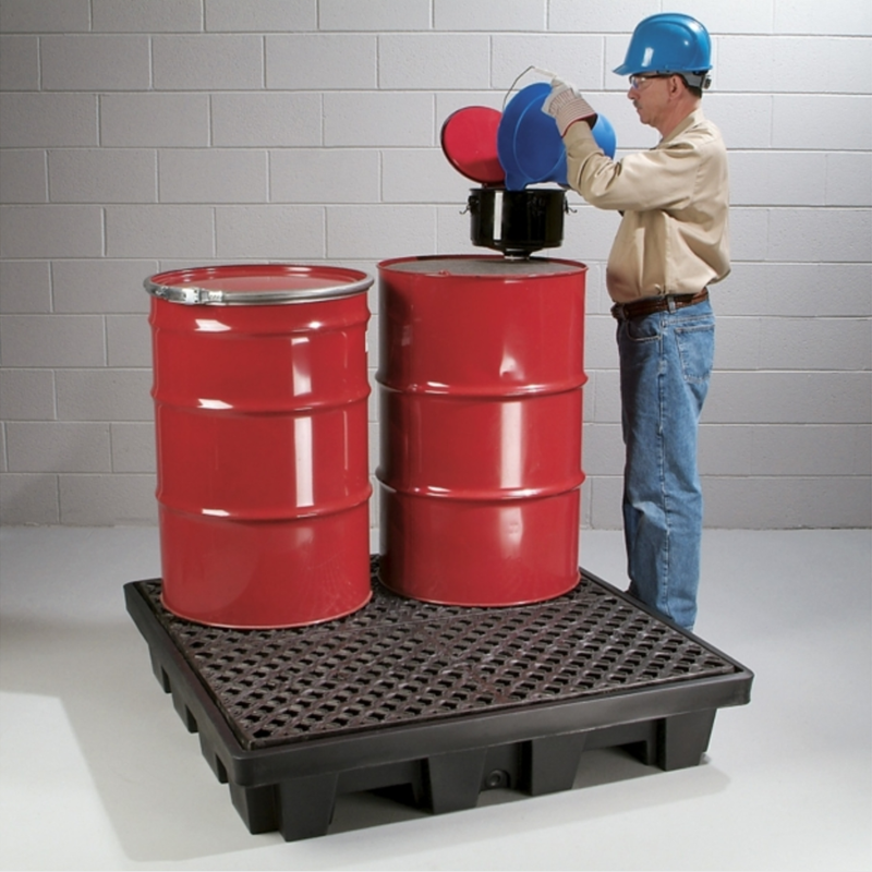 New pig PAK210-WD聚乙烯四桶盛漏托盤(pán)圖片1 New pig PAK210-WD聚乙烯四桶盛漏托盤(pán)圖片1