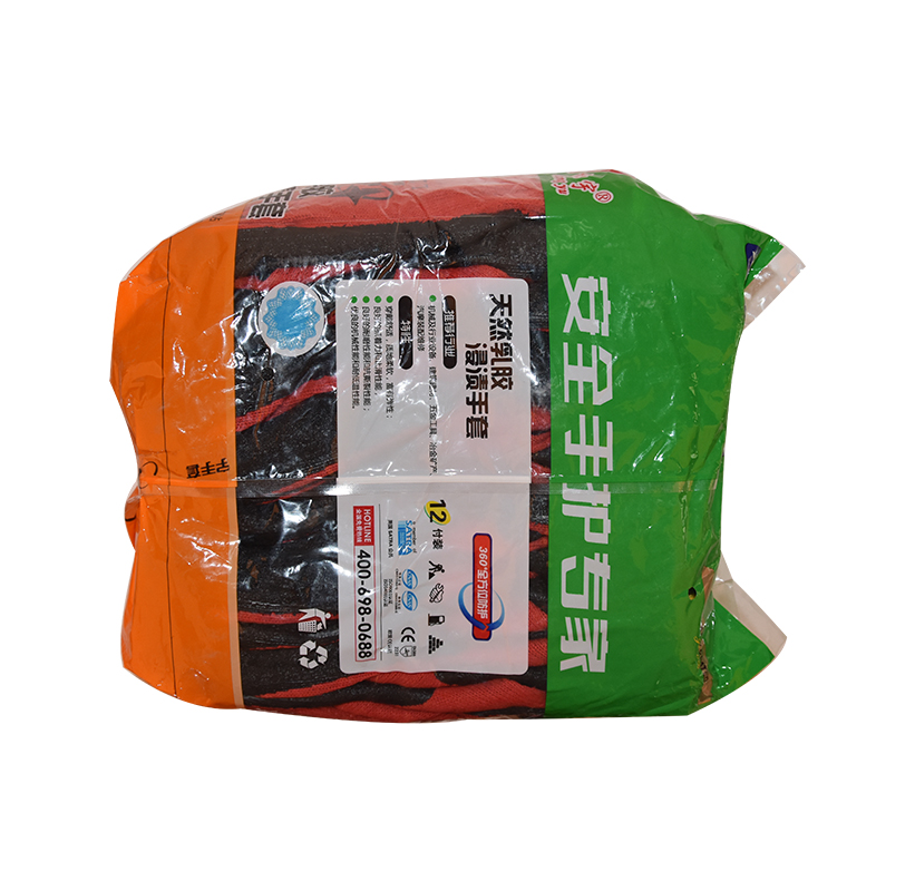 星宇紅宇L229紗線皺紋勞保手套圖片2