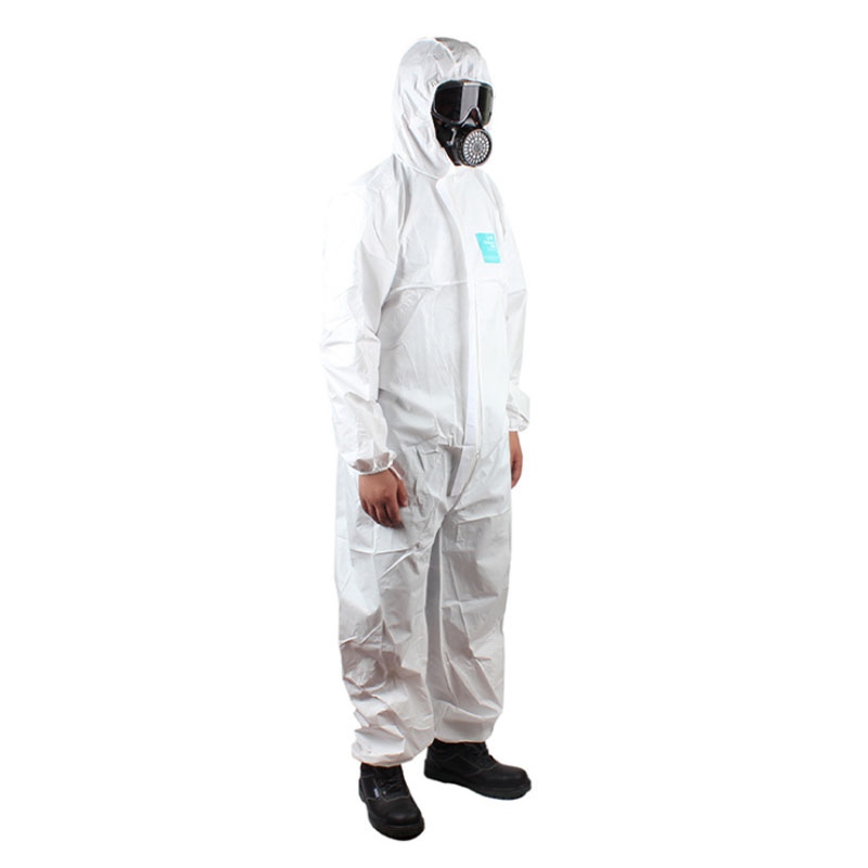 微護(hù)佳MG2000WH20-B-99-159-02白色舒適型有帽連體防護(hù)服圖片1