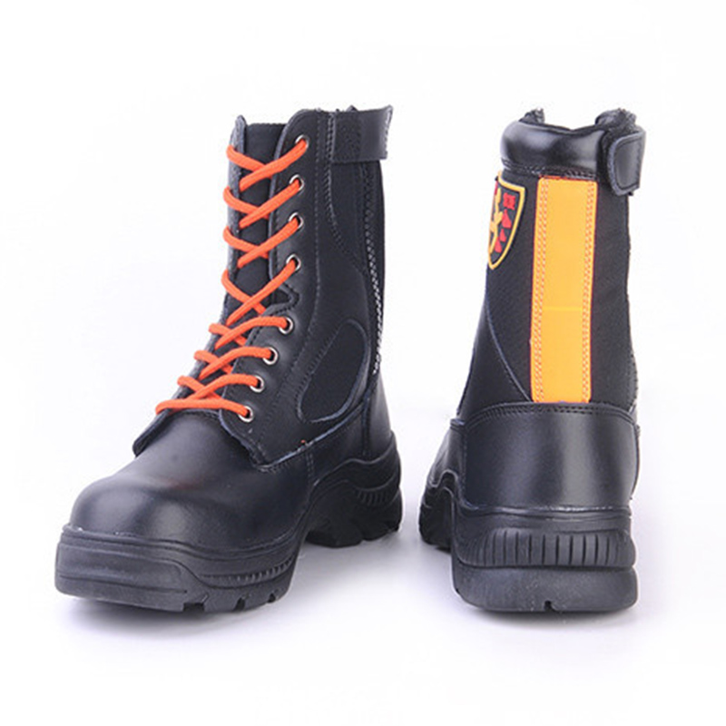 尊獅牛皮消防滅火安全靴圖片1 尊獅牛皮消防滅火安全靴圖片1