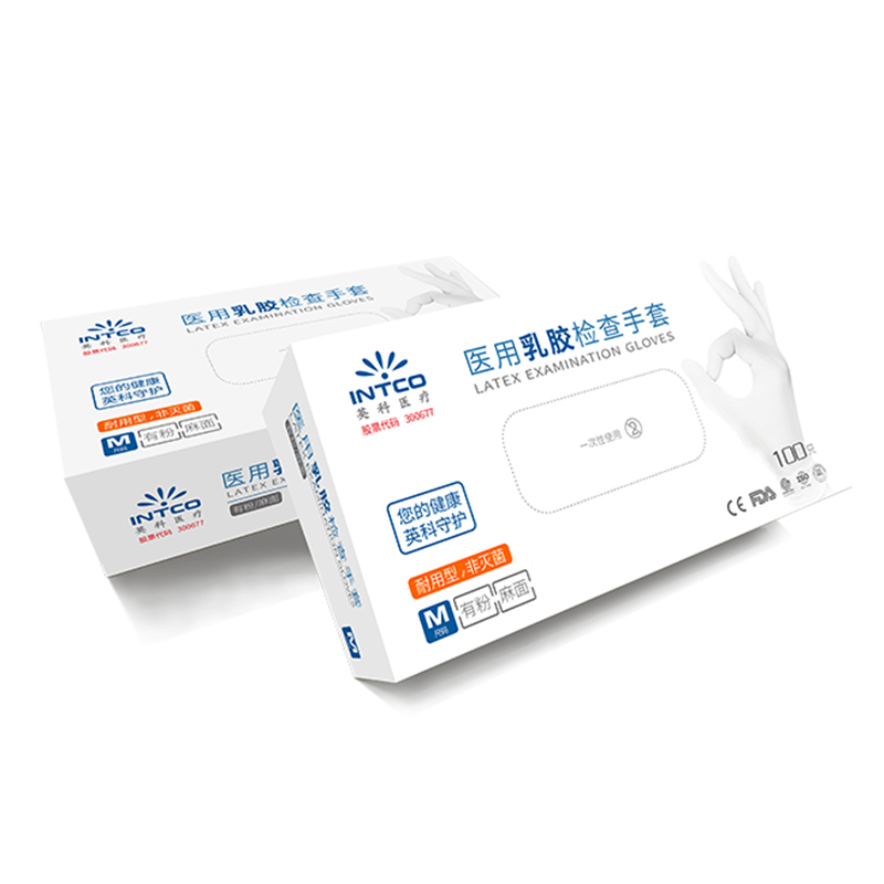 英科LGHCM1002一次性乳膠醫(yī)用手套圖片1