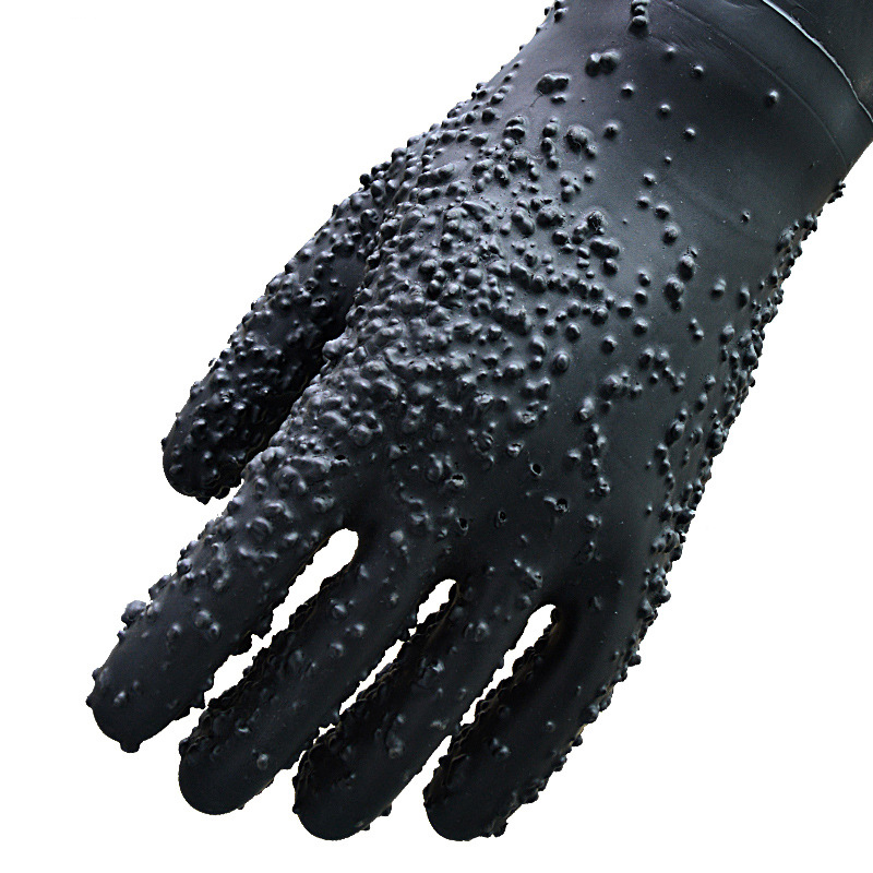 華特70#耐磨防滑噴砂勞保手套圖片3