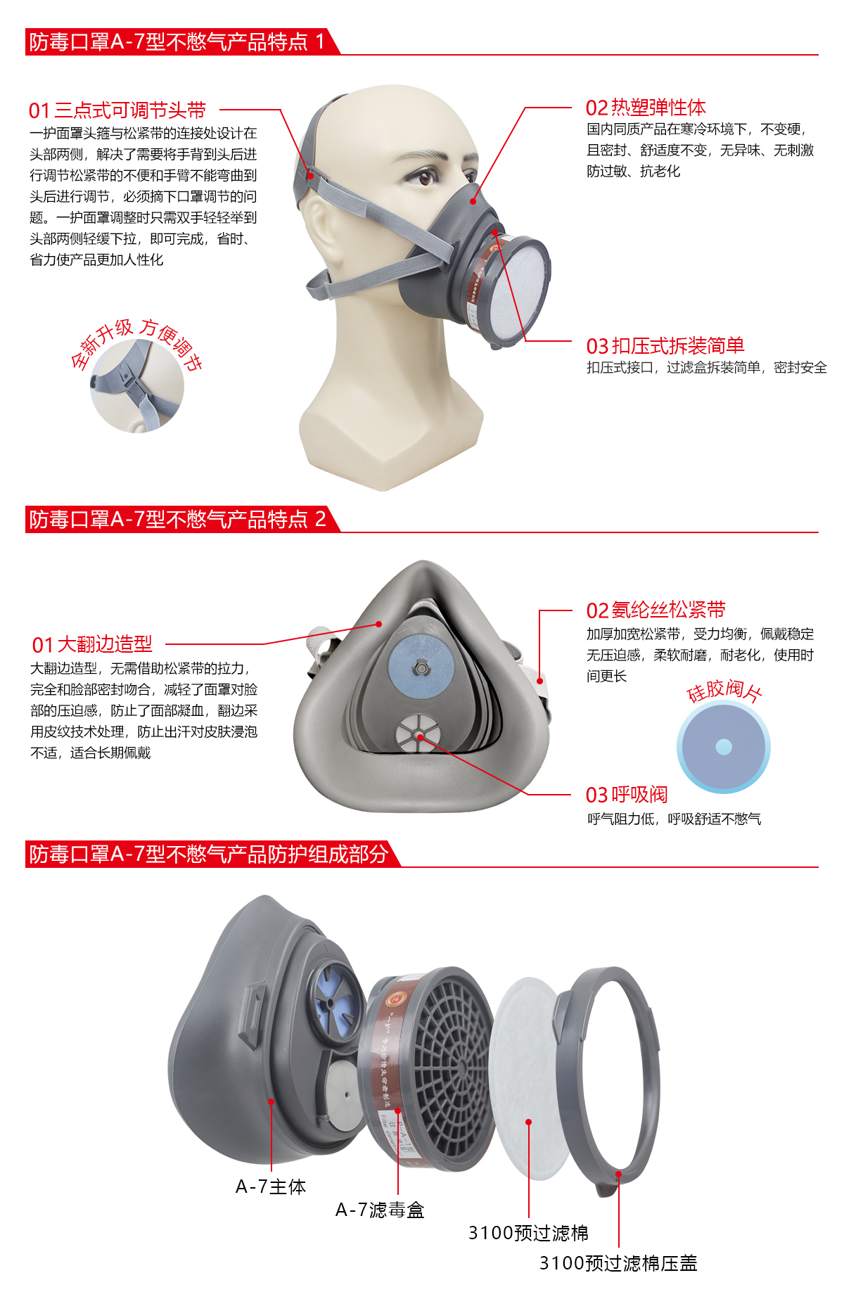 一護A-7型橡膠單濾盒過濾式防毒面具圖片1 一護A-7型橡膠單濾盒過濾式防毒面具圖片1