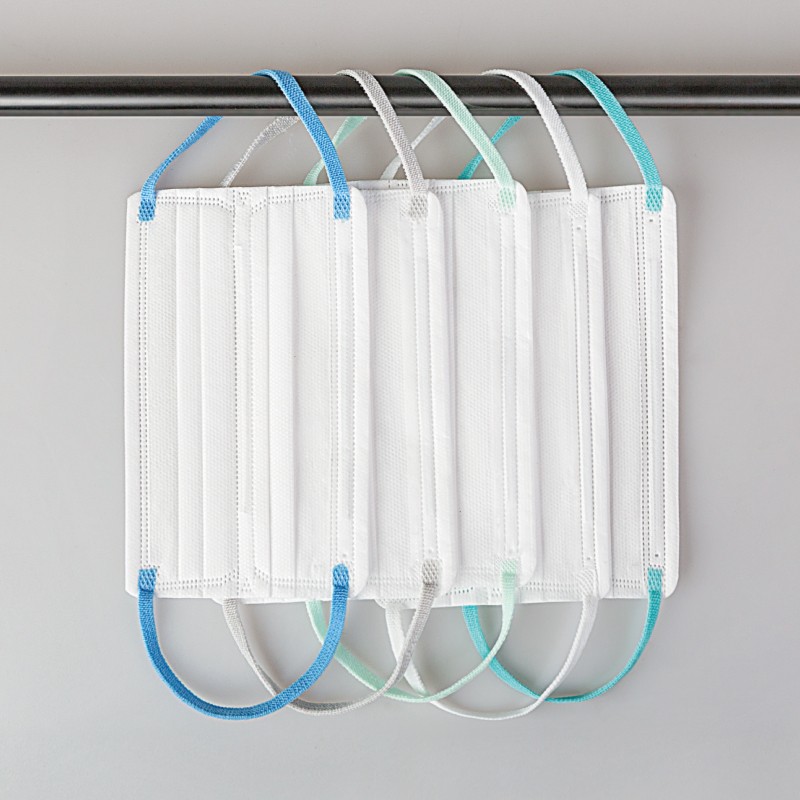 松研B29-1彩色耳繩平面一次性口罩圖片3 松研B29-1彩色耳繩平面一次性口罩圖片3