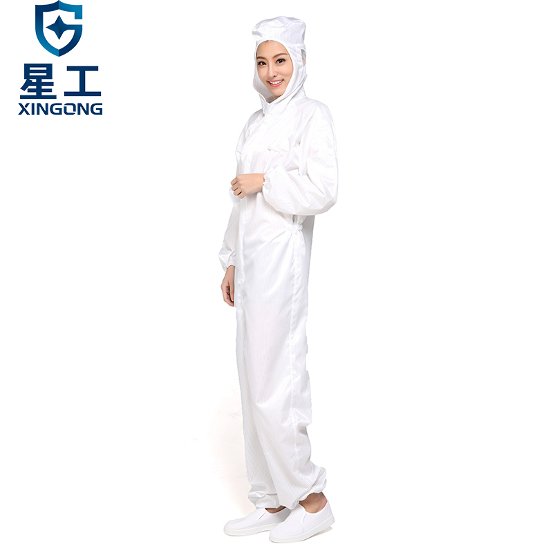 星工XGJ-1連體帶帽無(wú)塵防靜電服圖片1 星工XGJ-1連體帶帽無(wú)塵防靜電服圖片1
