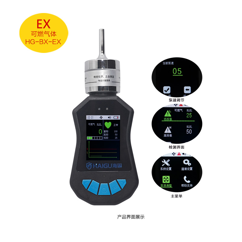 海固HG-BX-EX可燃氣體泵吸式氣體檢測儀圖片1 海固HG-BX-EX可燃氣體泵吸式氣體檢測儀圖片1