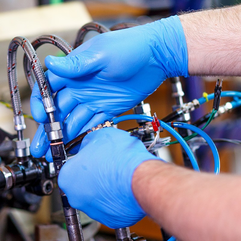 愛馬斯APFNCHD46100藍(lán)色一次性丁腈手套大號(hào)圖片4 愛馬斯APFNCHD46100藍(lán)色一次性丁腈手套大號(hào)圖片4