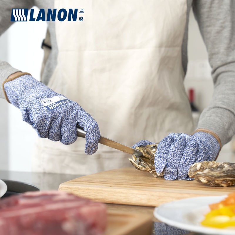LANON蘭浪H400針織尼龍3級(jí)防割手套圖片2 LANON蘭浪H400針織尼龍3級(jí)防割手套圖片2