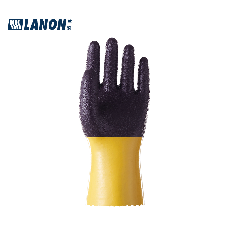 LANON蘭浪U200耐磨防滑PVC手套圖片2