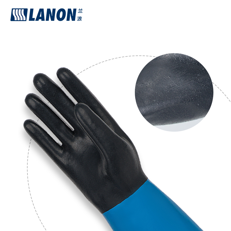LANON蘭浪SR303氯丁橡膠防化手套圖片2 LANON蘭浪SR303氯丁橡膠防化手套圖片2