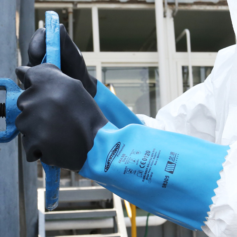 LANON蘭浪SR305氯丁橡膠防化手套圖片3 LANON蘭浪SR305氯丁橡膠防化手套圖片3