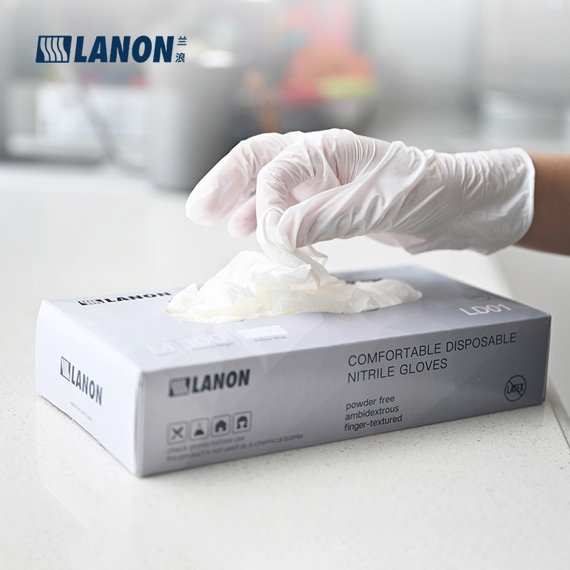 LANON蘭浪LD01一次性丁腈手套圖片2 LANON蘭浪LD01一次性丁腈手套圖片2