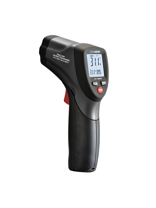 華盛昌DT-8862專業(yè)型雙激光快速型紅外線測溫儀圖片2 華盛昌DT-8862專業(yè)型雙激光快速型紅外線測溫儀圖片2