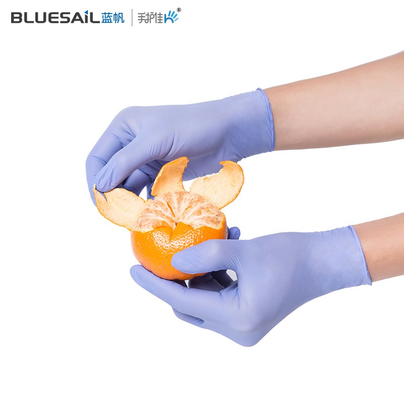 藍(lán)帆醫(yī)療N2992防水防油一次性丁腈手套圖片3 藍(lán)帆醫(yī)療N2992防水防油一次性丁腈手套圖片3