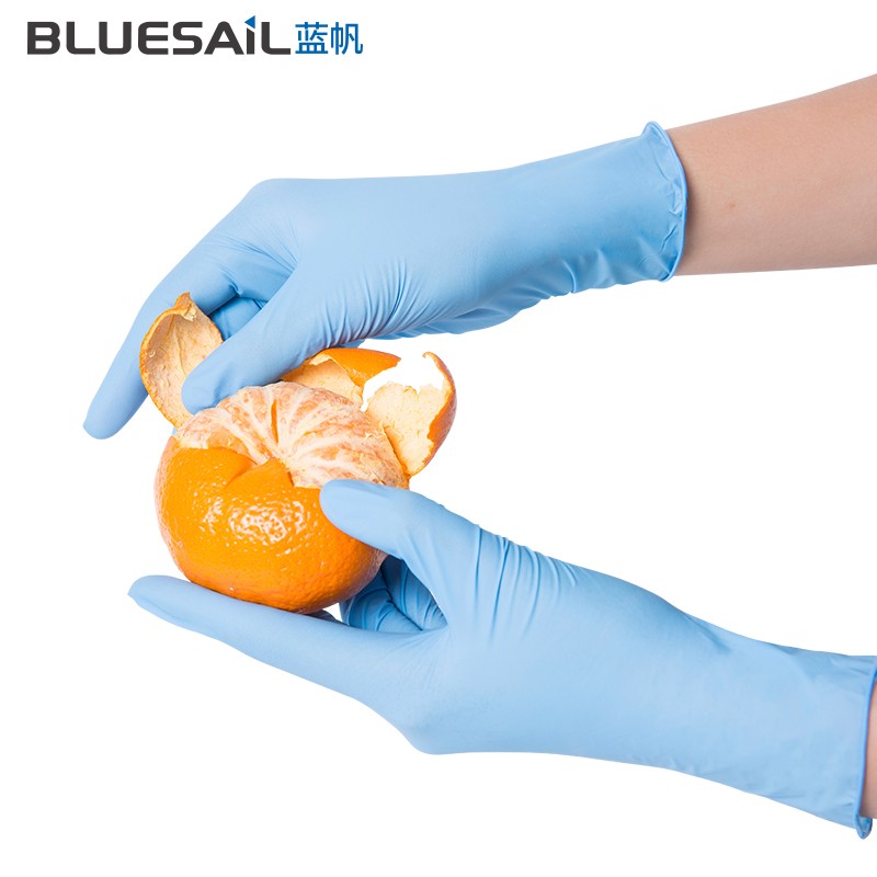 藍(lán)帆醫(yī)療N2142防水防油一次性丁腈手套圖片1 藍(lán)帆醫(yī)療N2142防水防油一次性丁腈手套圖片1