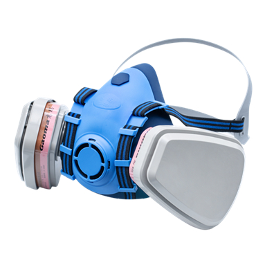 高瑪GM-1405自吸過濾式雙濾盒半面罩防毒面具圖片1 高瑪GM-1405自吸過濾式雙濾盒半面罩防毒面具圖片1