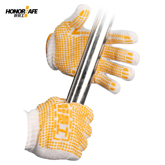 好員工H7-TKB600DA PVC黃色點(diǎn)珠防滑棉紗手套圖片2 好員工H7-TKB600DA PVC黃色點(diǎn)珠防滑棉紗手套圖片2