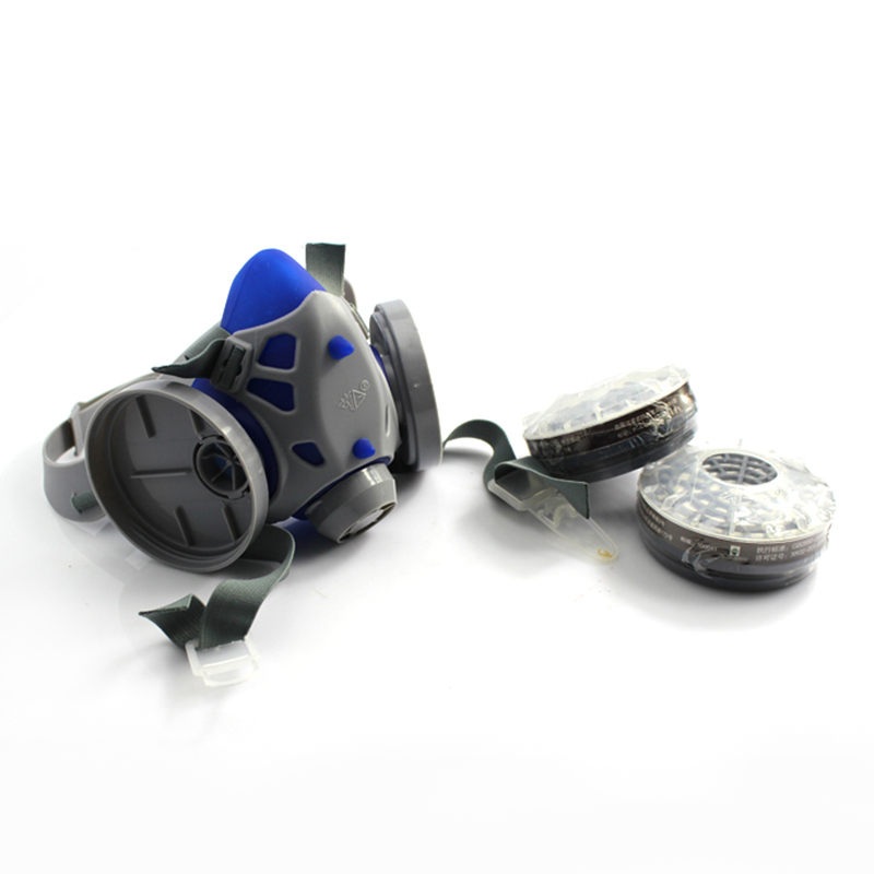 勞衛(wèi)101E7雙濾盒半面罩防毒面具圖片4