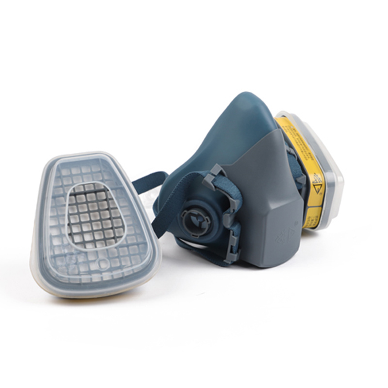 勞衛(wèi)101F-7雙濾盒半面罩防毒面具圖片3 勞衛(wèi)101F-7雙濾盒半面罩防毒面具圖片3