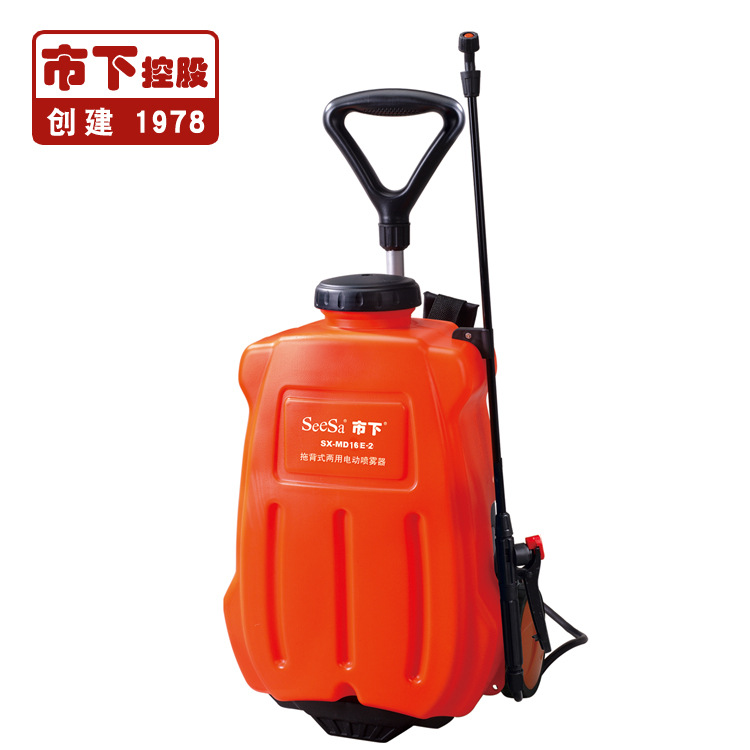 市下SX-MD16E-2 16L背負(fù)式電動噴霧器圖片1 市下SX-MD16E-2 16L背負(fù)式電動噴霧器圖片1