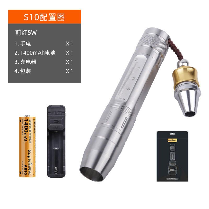 神火S10防水小巧不銹鋼手電筒圖片2 神火S10防水小巧不銹鋼手電筒圖片2