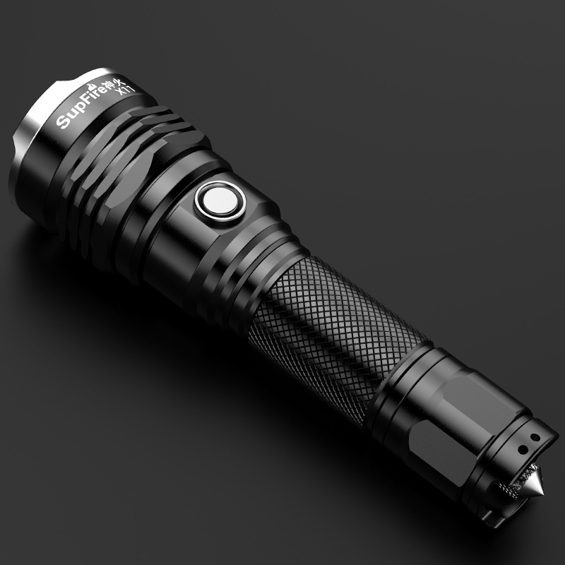 神火X11強(qiáng)光防水防身騎行手電筒圖片1