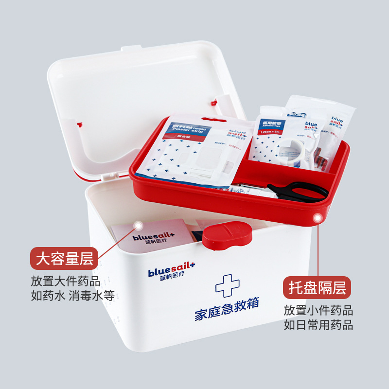 藍(lán)帆醫(yī)療JT-P001手提式家庭急救箱圖片2 藍(lán)帆醫(yī)療JT-P001手提式家庭急救箱圖片2