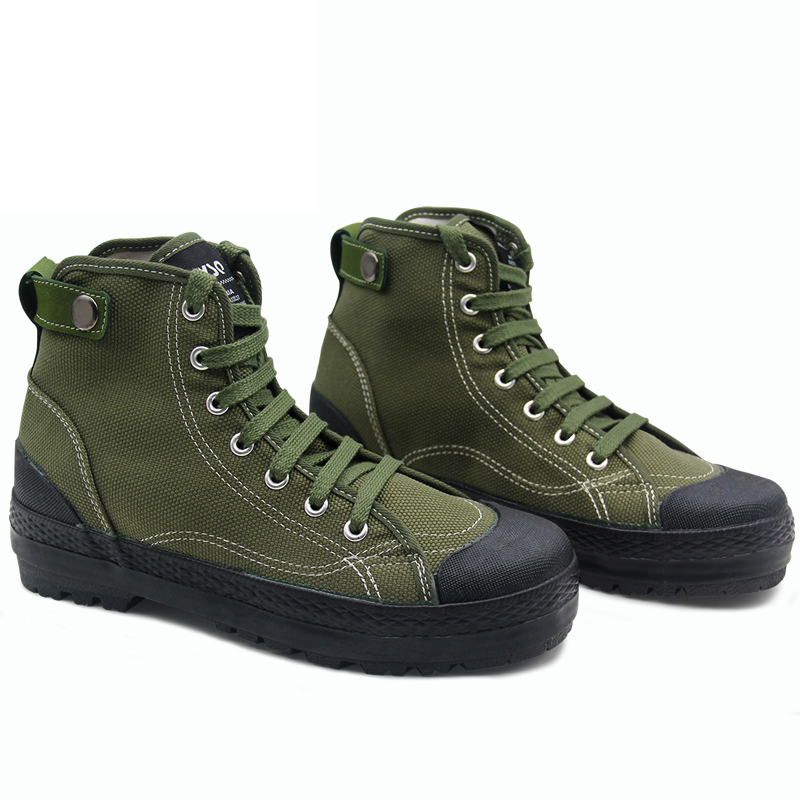 3537后街男孩高腰高幫防臭透氣耐磨防滑勞保鞋圖片1