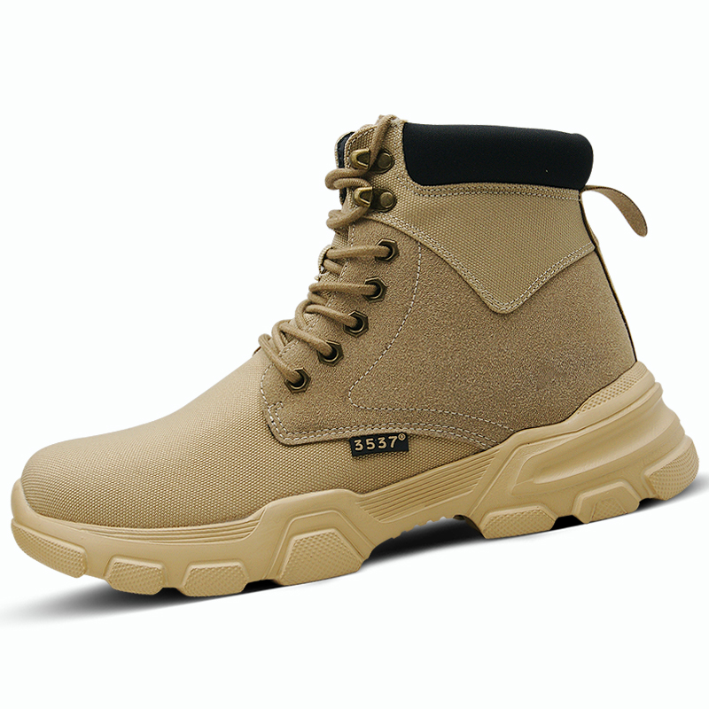 3537高腰戰(zhàn)狼輕便防臭透氣耐磨勞保鞋圖片2