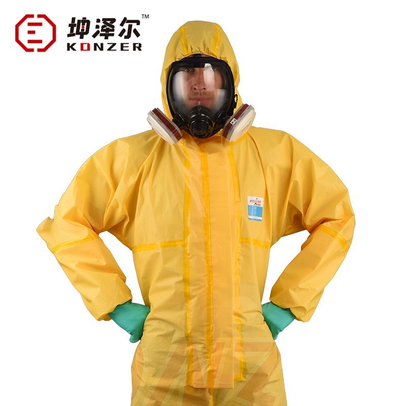 坤澤爾K4000黃色連帽防護(hù)服圖片3 坤澤爾K4000黃色連帽防護(hù)服圖片3