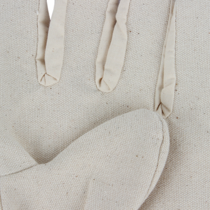 漂牌BS-09一等白帆布手套圖片3