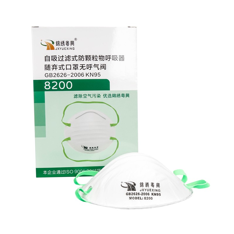 錦繡粵興8200罩杯型KN95防塵口罩圖片2 錦繡粵興8200罩杯型KN95防塵口罩圖片2