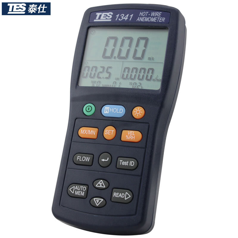臺(tái)灣泰仕TES-1341熱線式風(fēng)速計(jì)圖片1