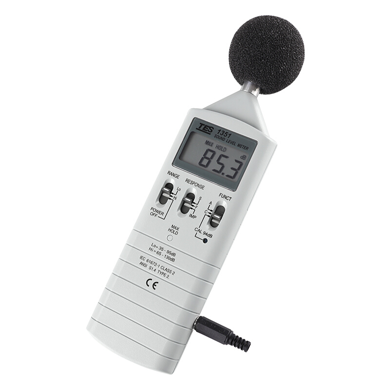 臺灣泰仕TES-1351數字式聲級計噪音計圖片1 臺灣泰仕TES-1351數字式聲級計噪音計圖片1