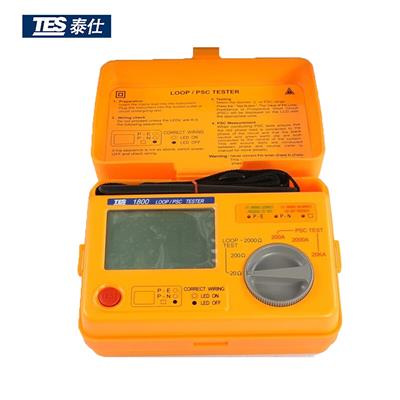 臺灣泰仕TES-1800A回路阻抗/預(yù)期短路電流測試儀圖片3 臺灣泰仕TES-1800A回路阻抗/預(yù)期短路電流測試儀圖片3